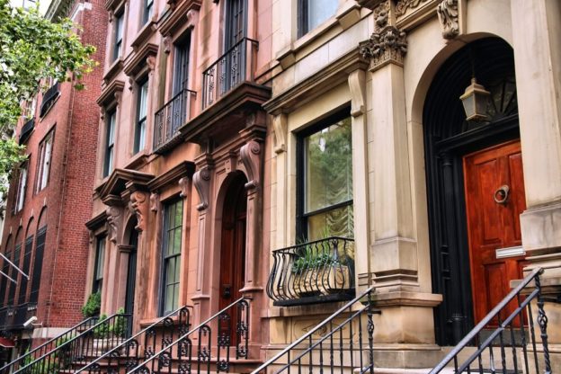 old townhouses in New York City